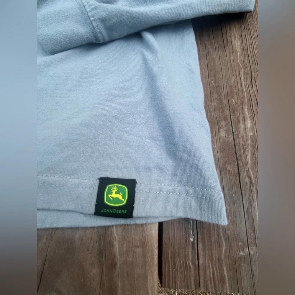 John Deere Men's Longsleeve Shirt Gray Medium - Picture 6 of 6